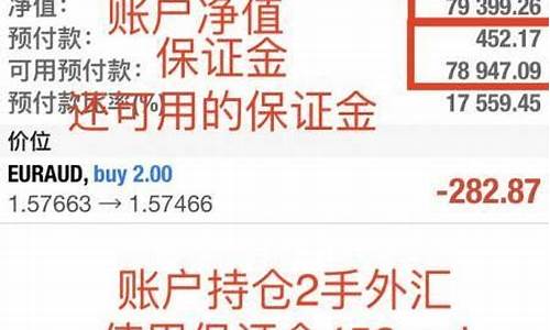 外汇一手道指保证金(外汇保证金一手多少钱)