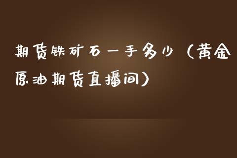 期货铁矿石一手多少（黄金原油期货直播间）