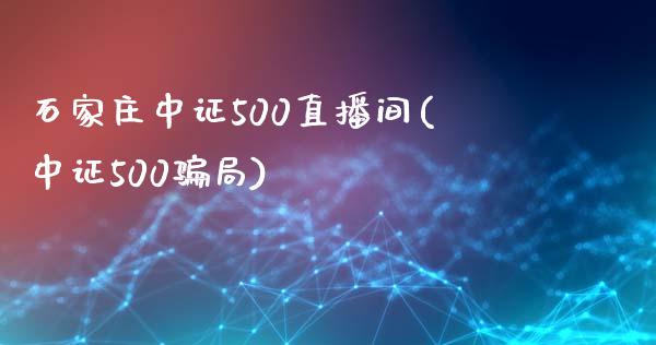 石家庄中证500直播间(中证500骗局)