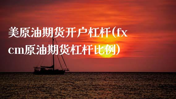 美原油期货开户杠杆(fxcm原油期货杠杆比例)