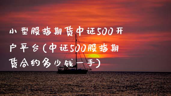 小型股指期货中证500开户平台(中证500股指期货合约多少钱一手)