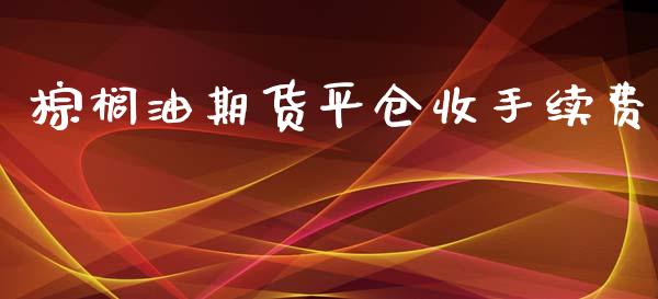 棕榈油期货平仓收手续费