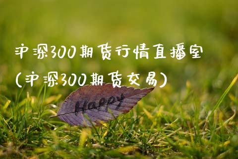 沪深300期货行情直播室(沪深300期货交易)